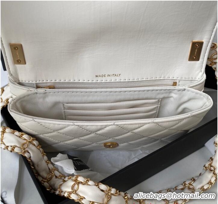 Good Product Chanel SMALL FLAP BAG AS3572 White