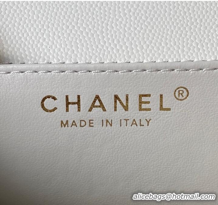 Promotional Chanel SMALL FLAP BAG AS4489 White