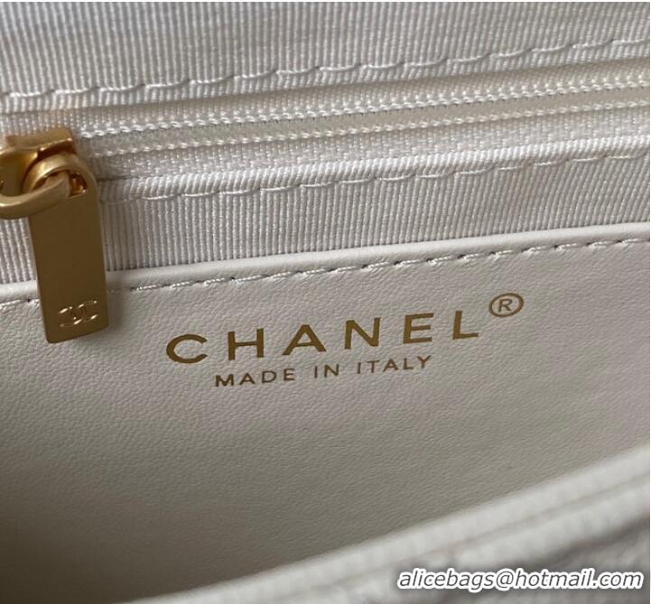 Pretty Style Chanel SMALL BACKPACK AS4490 White