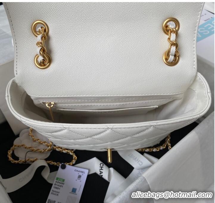 Pretty Style Chanel SMALL BACKPACK AS4490 White