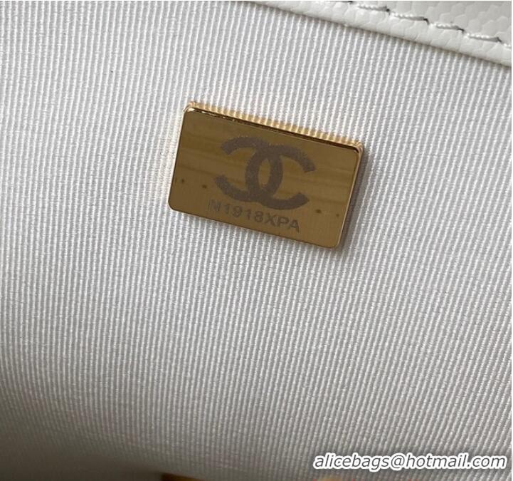 Pretty Style Chanel SMALL BACKPACK AS4490 White