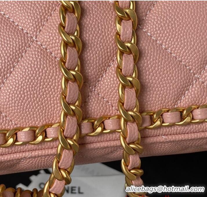 Popular Style Chanel SMALL BACKPACK AS4490 pink