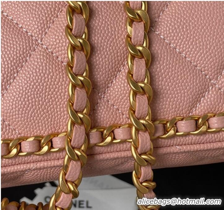 Popular Style Chanel SMALL BACKPACK AS4490 pink