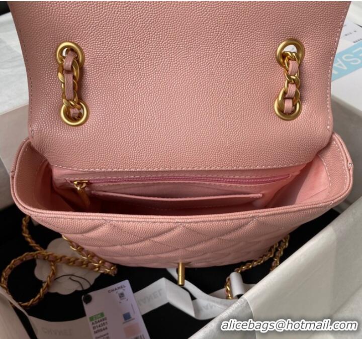 Popular Style Chanel SMALL BACKPACK AS4490 pink