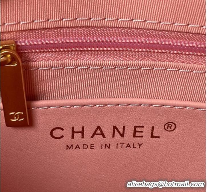 Popular Style Chanel SMALL BACKPACK AS4490 pink