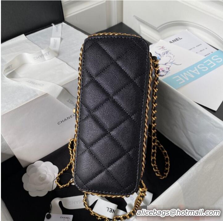 Famous Brand Chanel SMALL BACKPACK AS4490 black