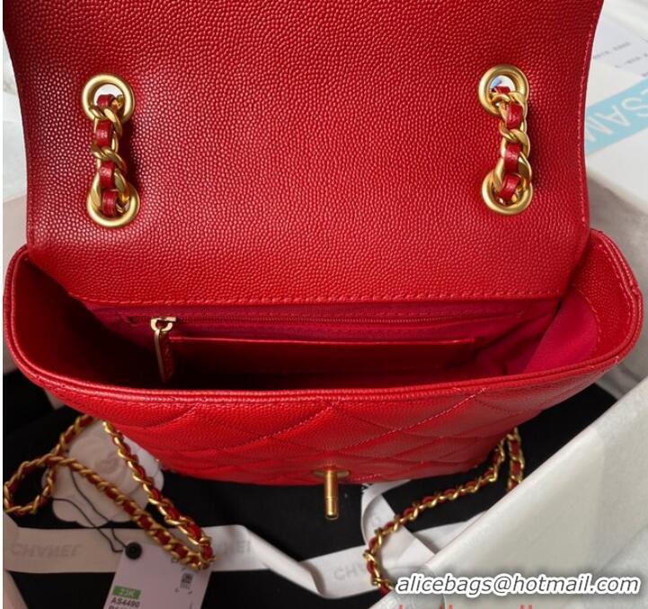 Top Grade Chanel SMALL BACKPACK AS4490 Red