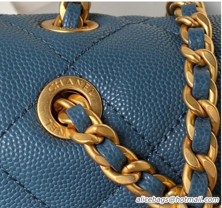 Buy Inexpensive Chanel SMALL BACKPACK AS4490 Blue