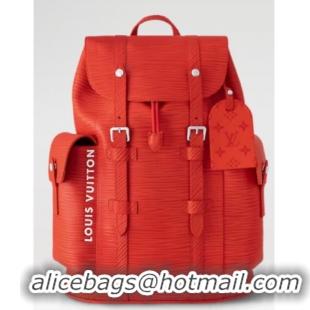 Promotional Louis vuitton Christopher MM M23764 Vermillion Red