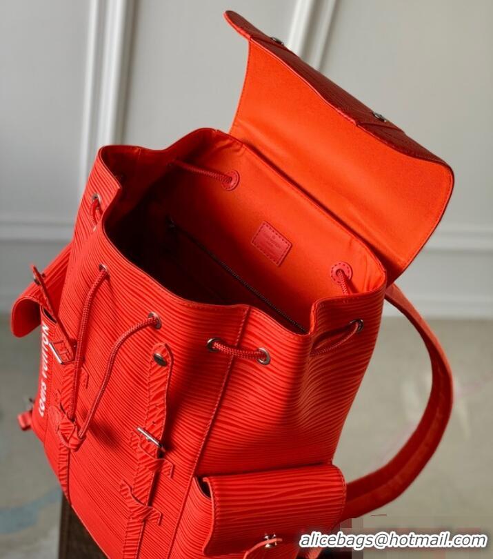 Promotional Louis vuitton Christopher MM M23764 Vermillion Red