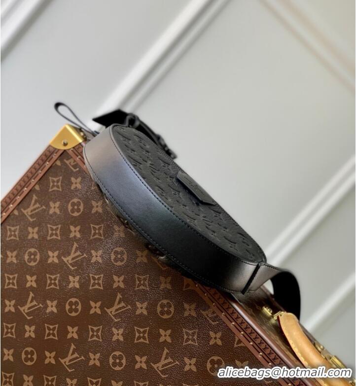 Pretty Style Louis vuitton Monogram Empreinte Moon Crossbody M23835 Black