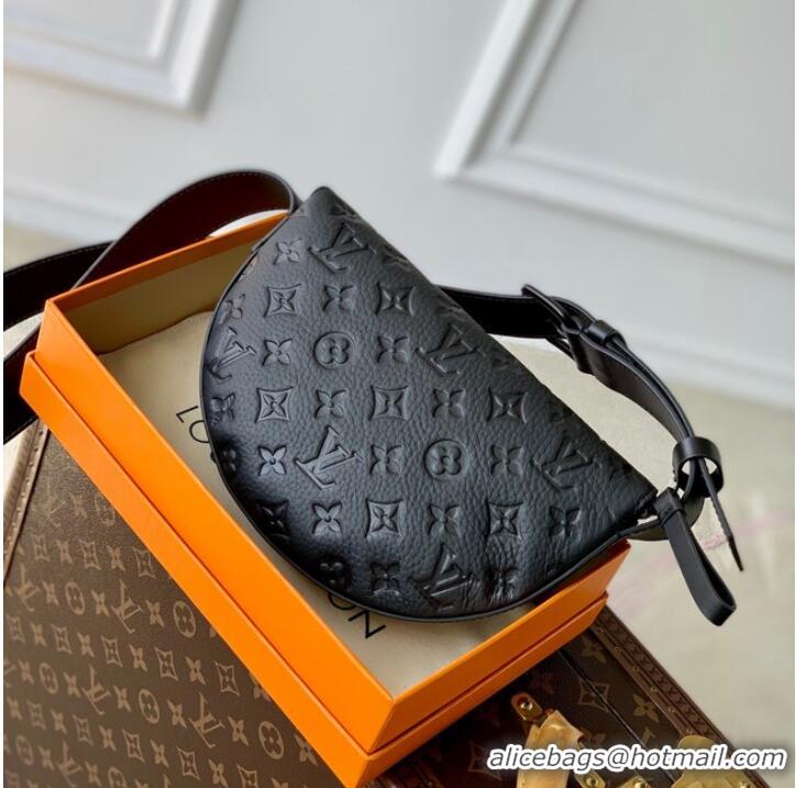 Pretty Style Louis vuitton Monogram Empreinte Moon Crossbody M23835 Black