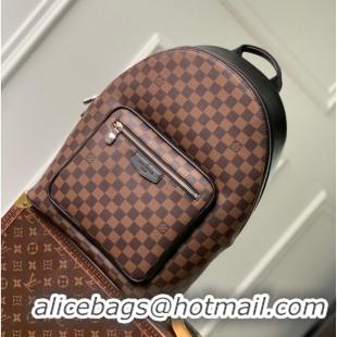 Famous Brand Louis Vuitton Damier Ebene Canvas Backpack M40365