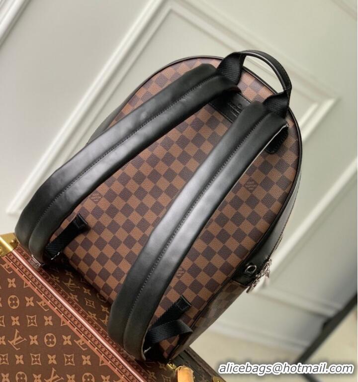 Famous Brand Louis Vuitton Damier Ebene Canvas Backpack M40365