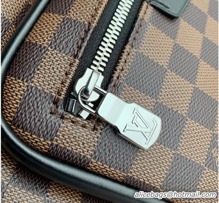 Famous Brand Louis Vuitton Damier Ebene Canvas Backpack M40365