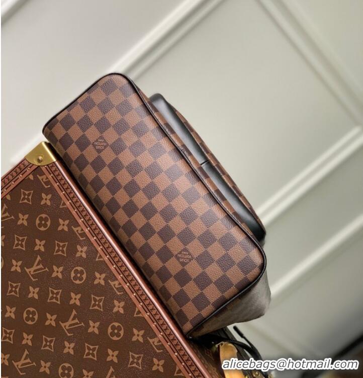 Famous Brand Louis Vuitton Damier Ebene Canvas Backpack M40365