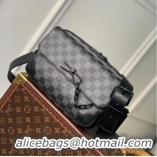 Famous Brand Louis vuitton Steamer Messenger M46795 Black