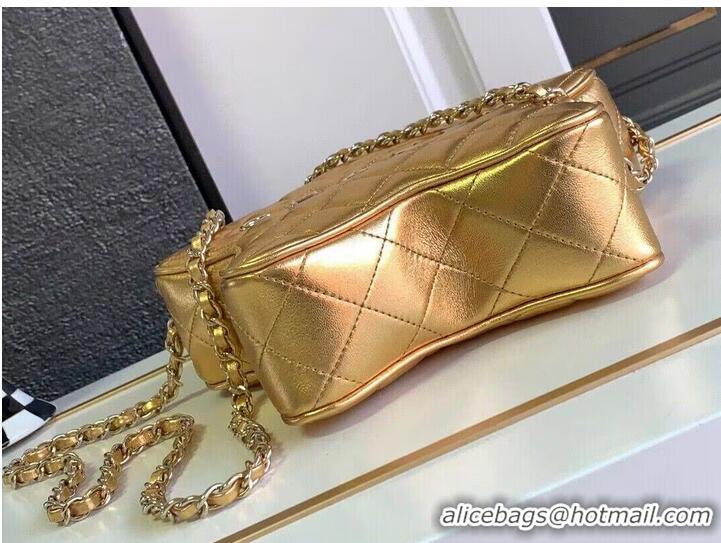 Inexpensive Chanel 24C Original Leather Star Bag AS4579 Gold