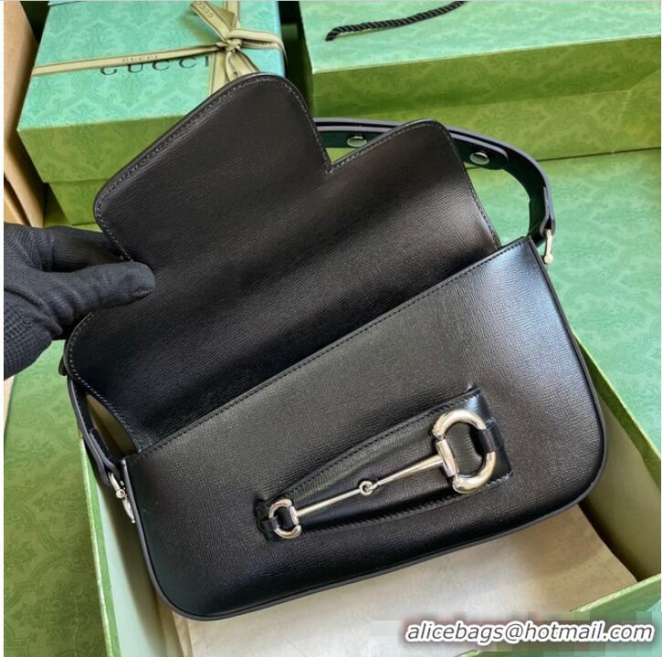 Reasonable Price GUCCI HORSEBIT 1955 SMALL SHOULDER BAG 764155 Black