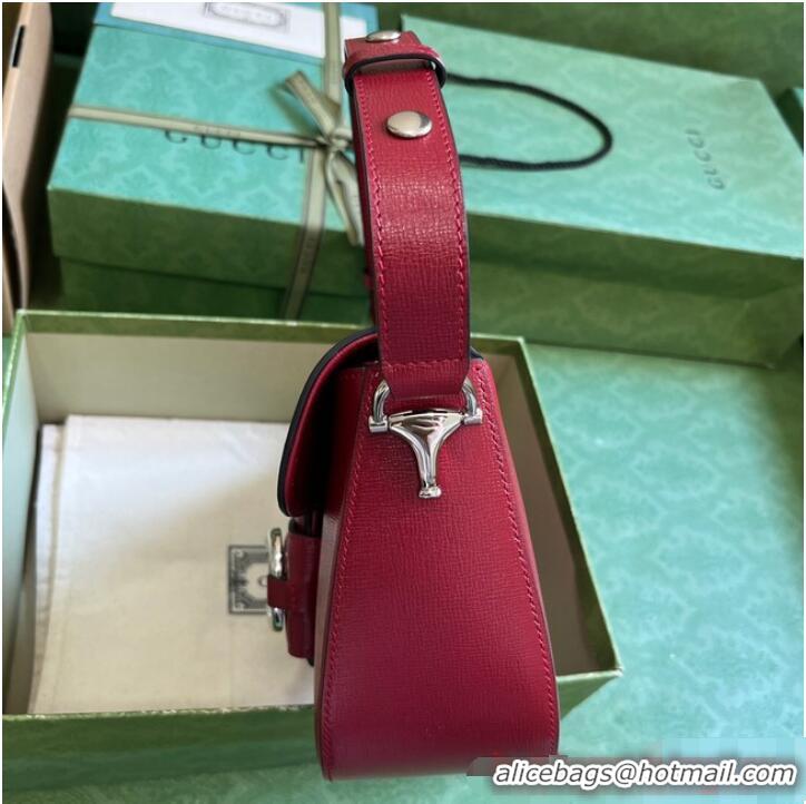 Promotional GUCCI HORSEBIT 1955 SMALL SHOULDER BAG 764155 Red