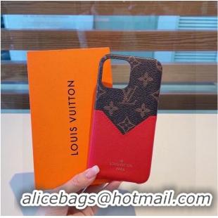 Famous Brand Louis Vuitton iPhone Case 869304 Red