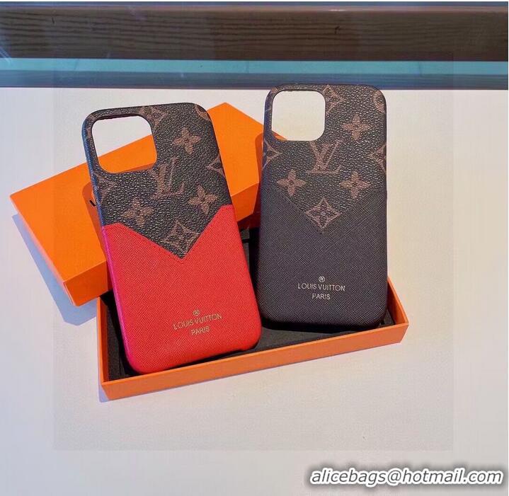 Famous Brand Louis Vuitton iPhone Case 869304 Red