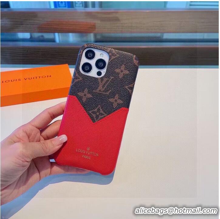 Famous Brand Louis Vuitton iPhone Case 869304 Red