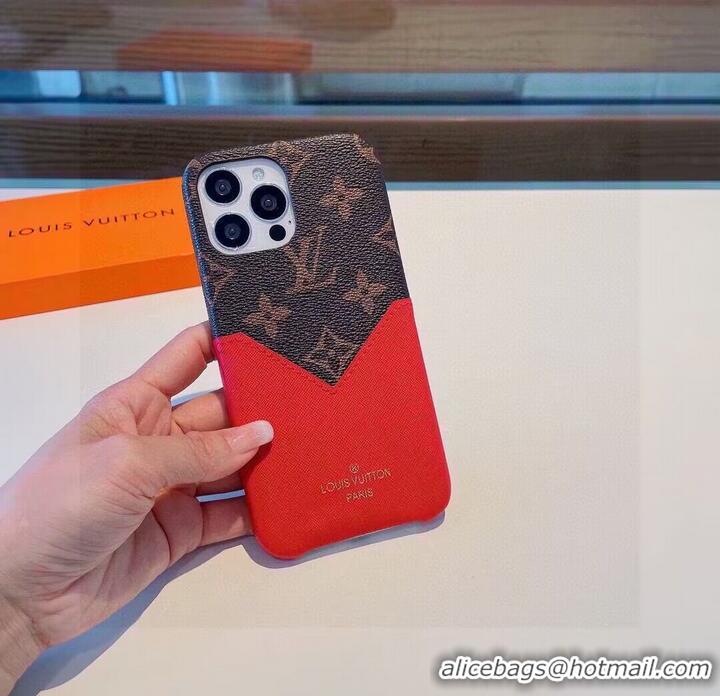 Famous Brand Louis Vuitton iPhone Case 869304 Red