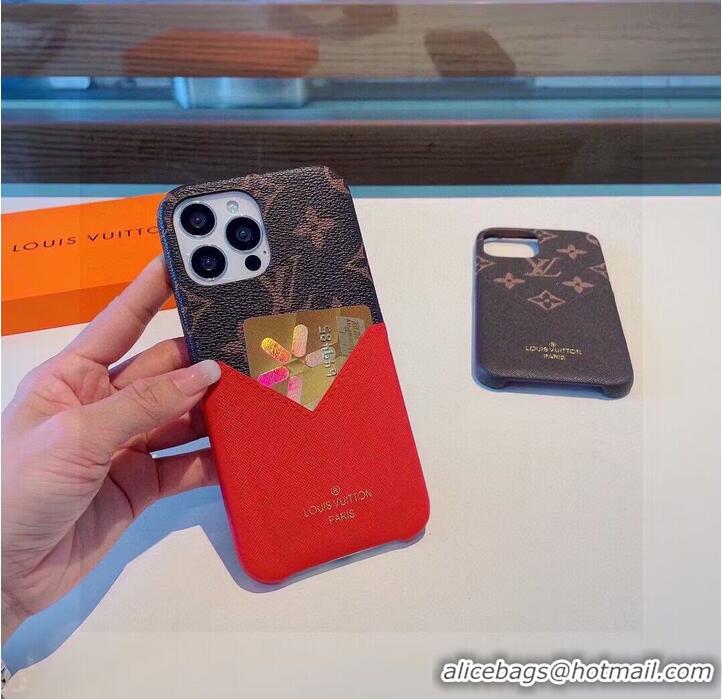 Famous Brand Louis Vuitton iPhone Case 869304 Red