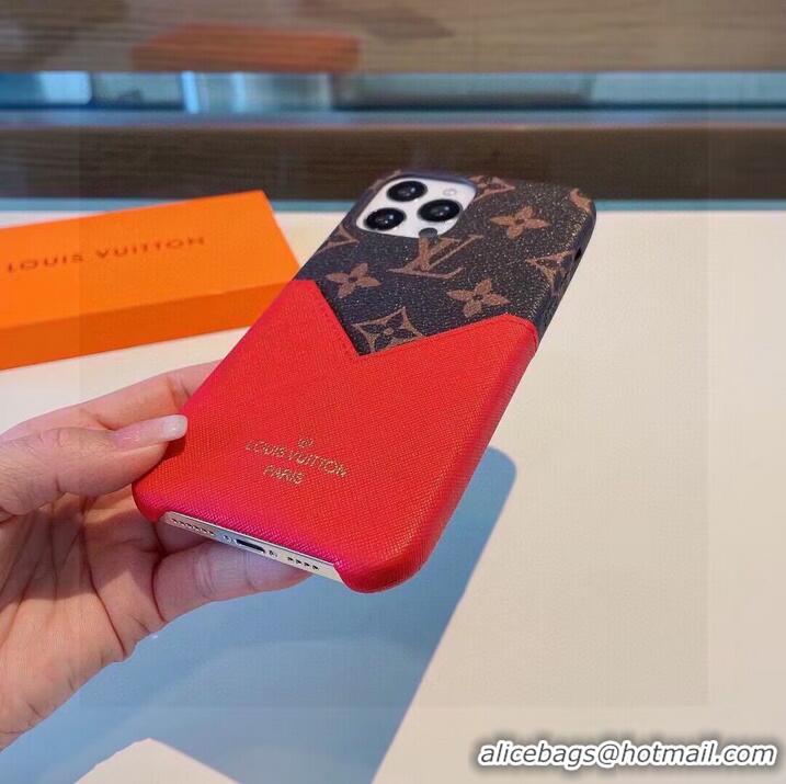 Famous Brand Louis Vuitton iPhone Case 869304 Red