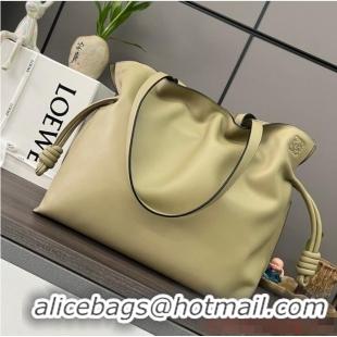 Famous Brand Loewe Original Leather Shoulder bag 062350 Light Green