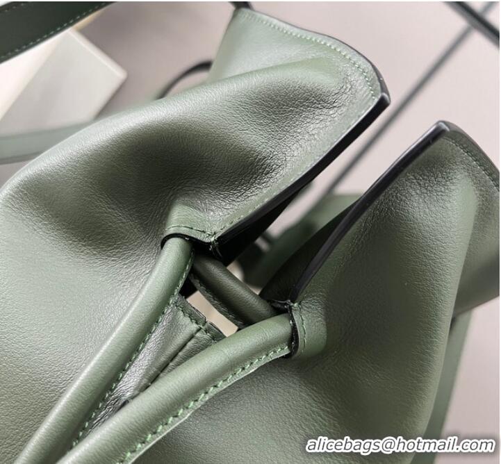 Trendy Design Loewe Original Leather Shoulder bag 062350 Dark Green