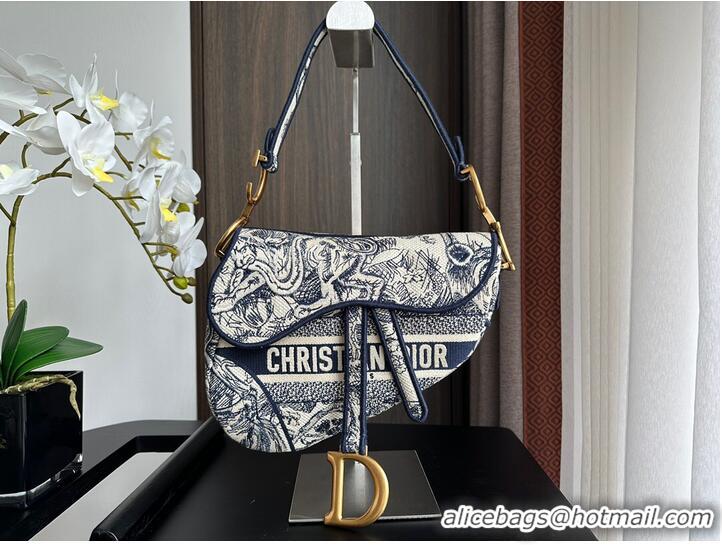 Super Quality Dior SADDLE BAG Embroidery M0446C-5