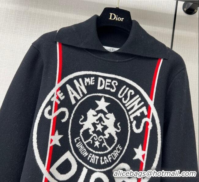 Low Price Dior Cashmere Sweater D111011 Black 2023