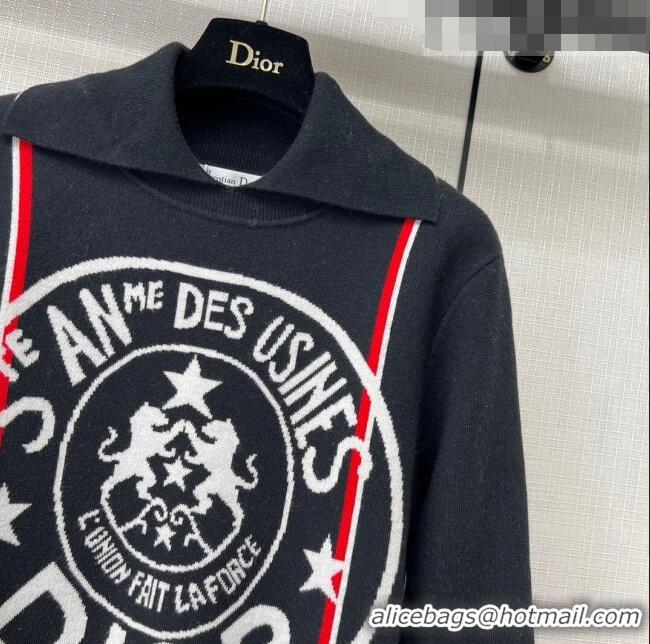 Low Price Dior Cashmere Sweater D111011 Black 2023