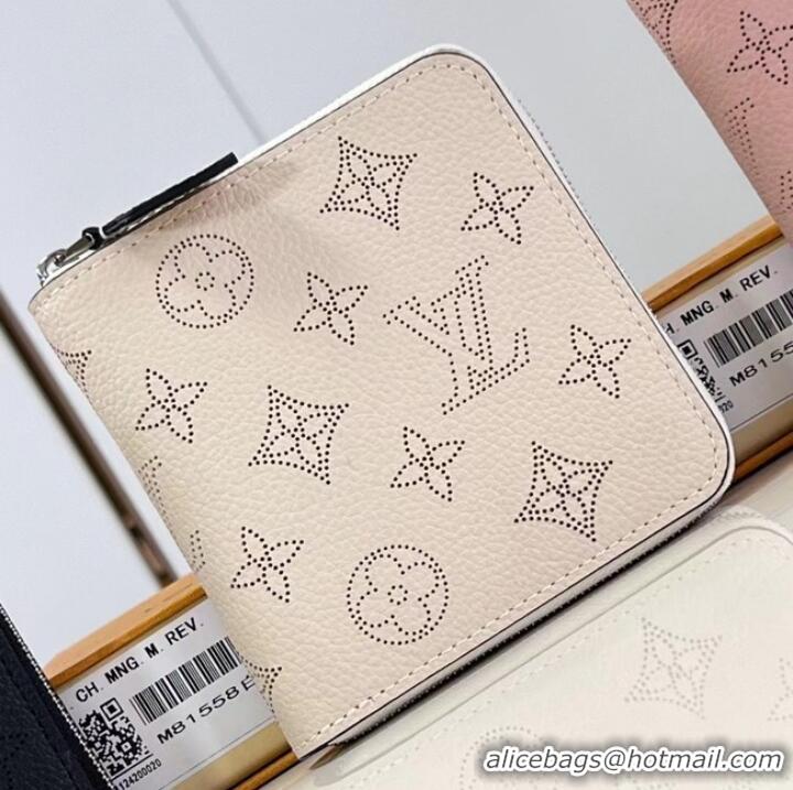 Famous Brand Louis Vuitton Iris Compact Wallet M81558 White