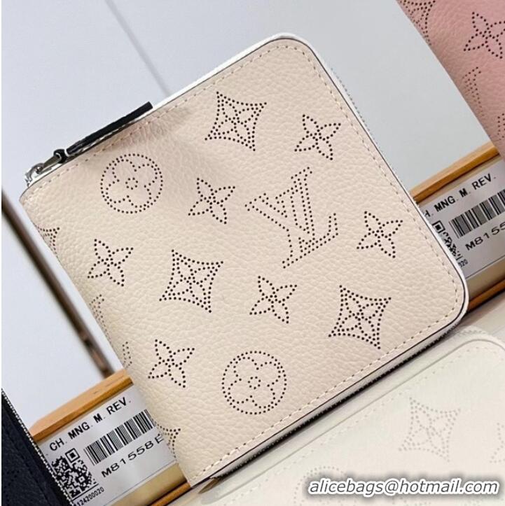 Famous Brand Louis Vuitton Iris Compact Wallet M81558 White