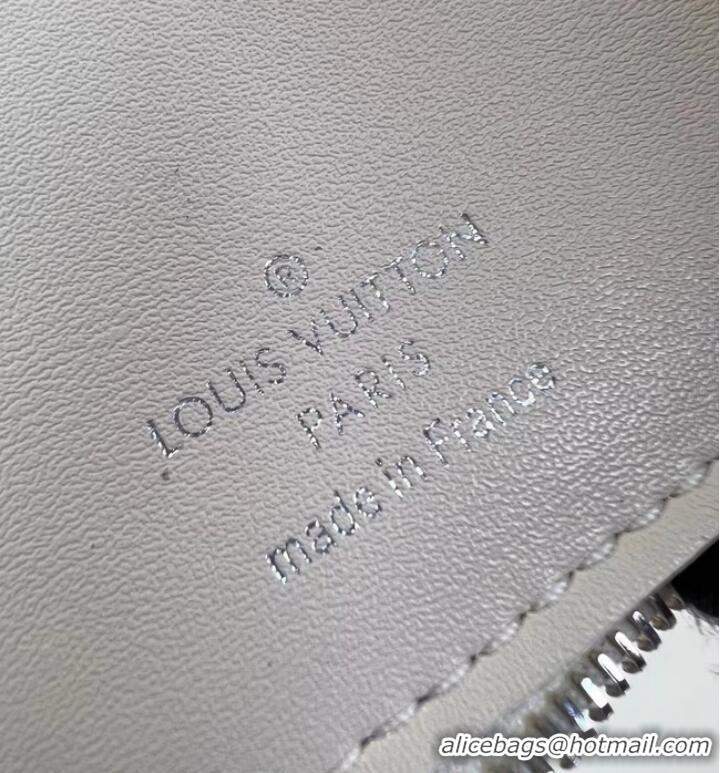 Famous Brand Louis Vuitton Iris Compact Wallet M81558 White