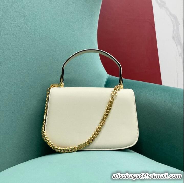 Promotional GUCCI BLONDIE SMALL TOP HANDLE BAG 735101 White