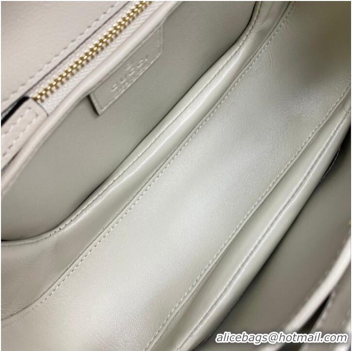 Promotional GUCCI BLONDIE SMALL TOP HANDLE BAG 735101 White