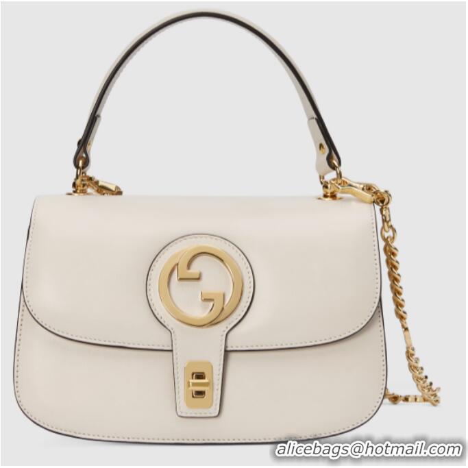 Promotional GUCCI BLONDIE SMALL TOP HANDLE BAG 735101 White