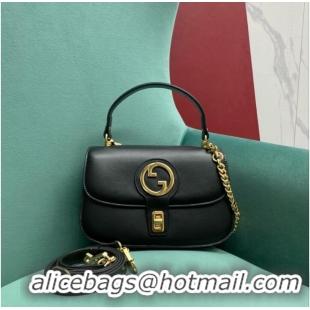 Trendy Design GUCCI BLONDIE SMALL TOP HANDLE BAG 735101 Black