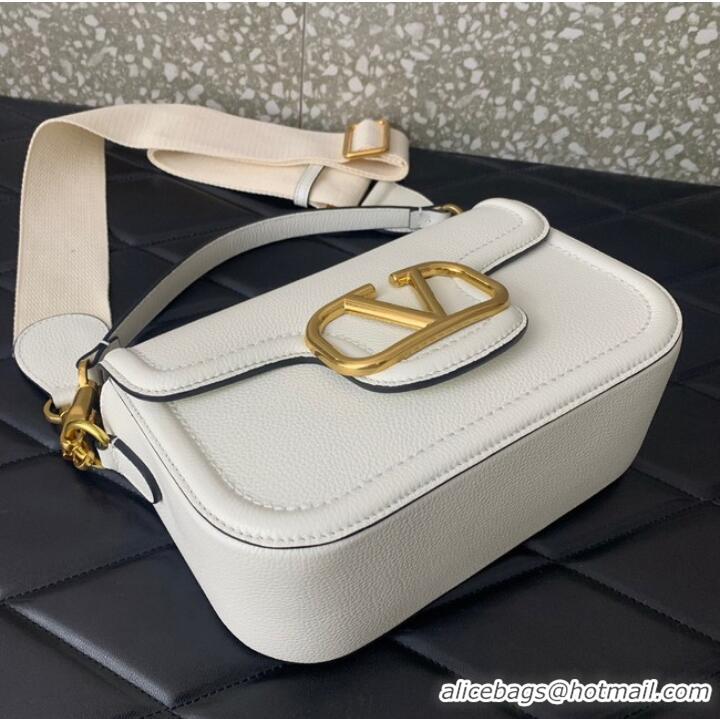 Big Discount VALENTINO Loco calfskin leather bag B0M98 White