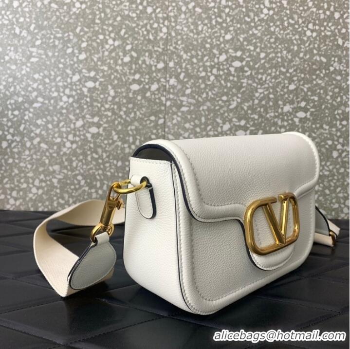 Big Discount VALENTINO Loco calfskin leather bag B0M98 White