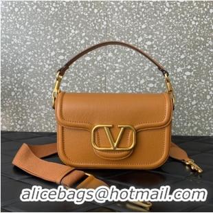 Traditional Specials VALENTINO Loco calfskin leather bag B0M98 Apricot