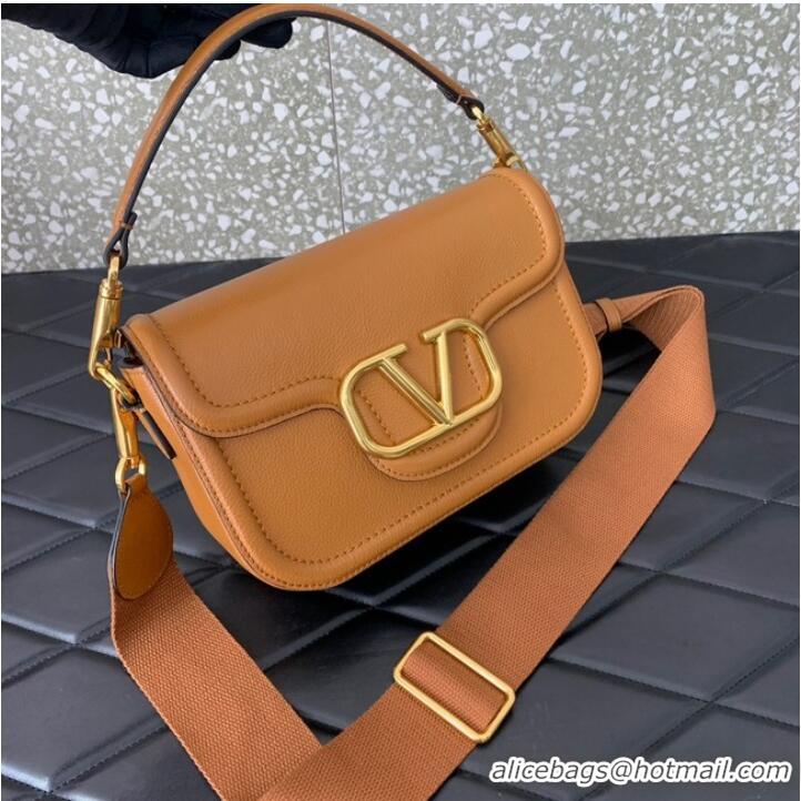 Traditional Specials VALENTINO Loco calfskin leather bag B0M98 Apricot