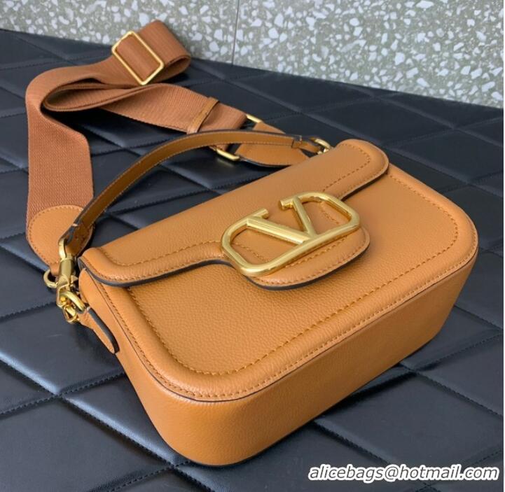 Traditional Specials VALENTINO Loco calfskin leather bag B0M98 Apricot