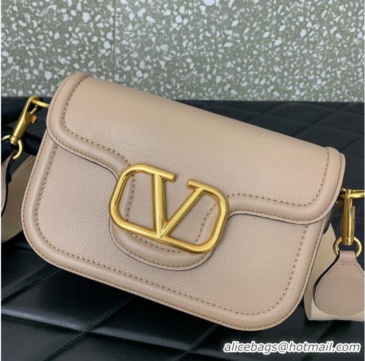 Buy Cheapest VALENTINO Loco calfskin leather bag B0M98 Cream