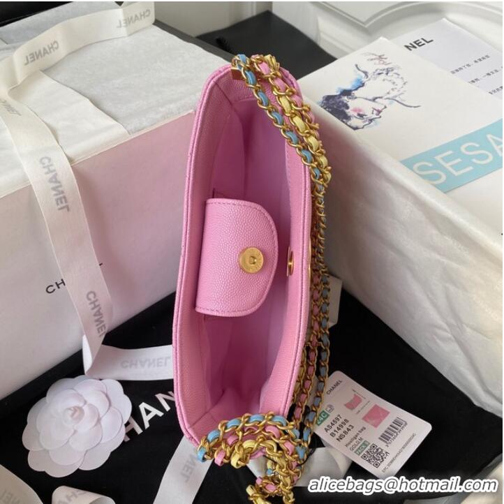 Unique Grade Chanel SMALL HOBO BAG AS4597 PINK