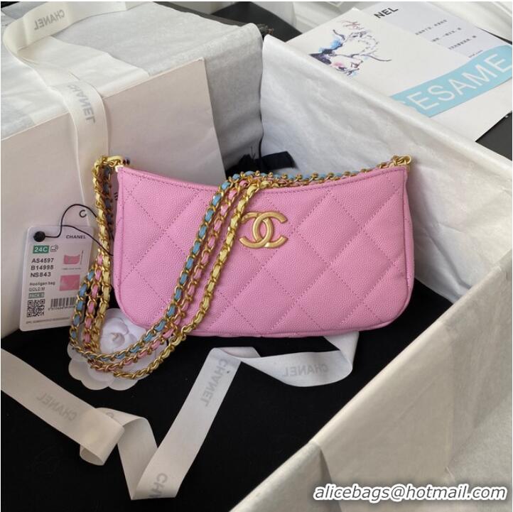 Unique Grade Chanel SMALL HOBO BAG AS4597 PINK